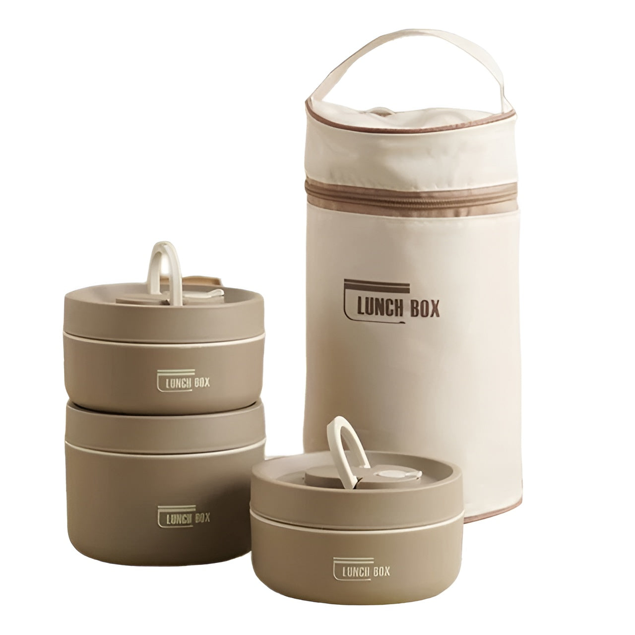 Insulated Lunch Box with Multiple Compartments & Leak-Proof Design | Includes Carry Bag