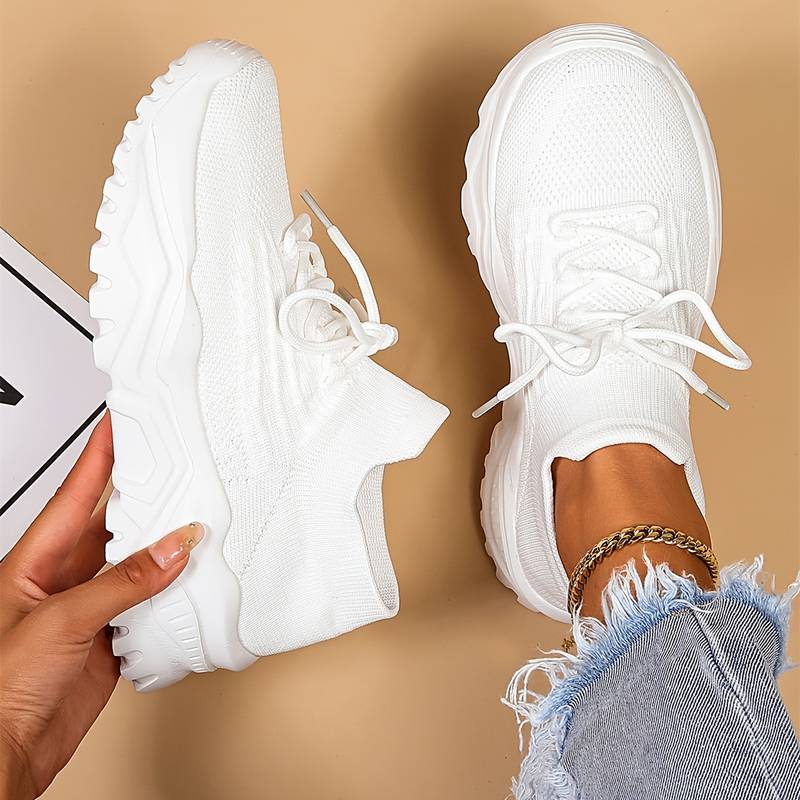 Women's Summer Breathable Sneakers | Platform