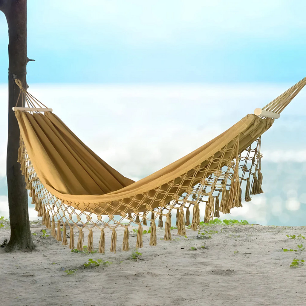 Comfortable Bohemian Cotton Hammock