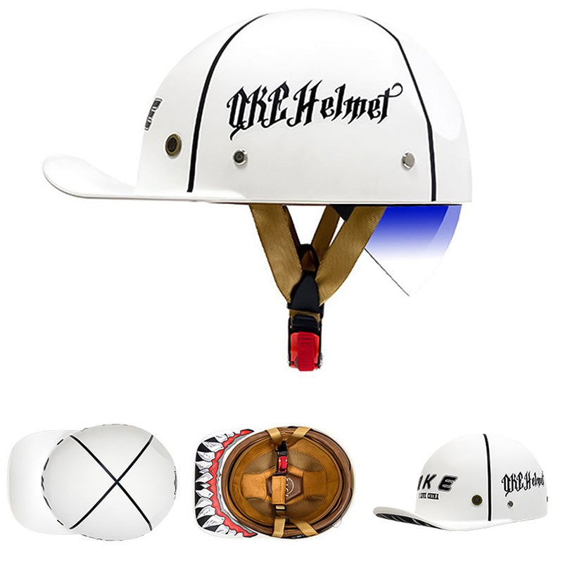 DOT Certified Motorcycle Baseball Helmet