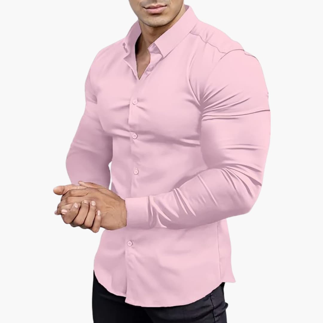 Men's Classic Long Sleeve Shirt | Slim Fit