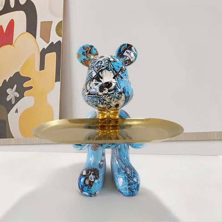 Bear-Shaped Figurine with Secret Drawer – Delightful Storage for Keys and Small Items