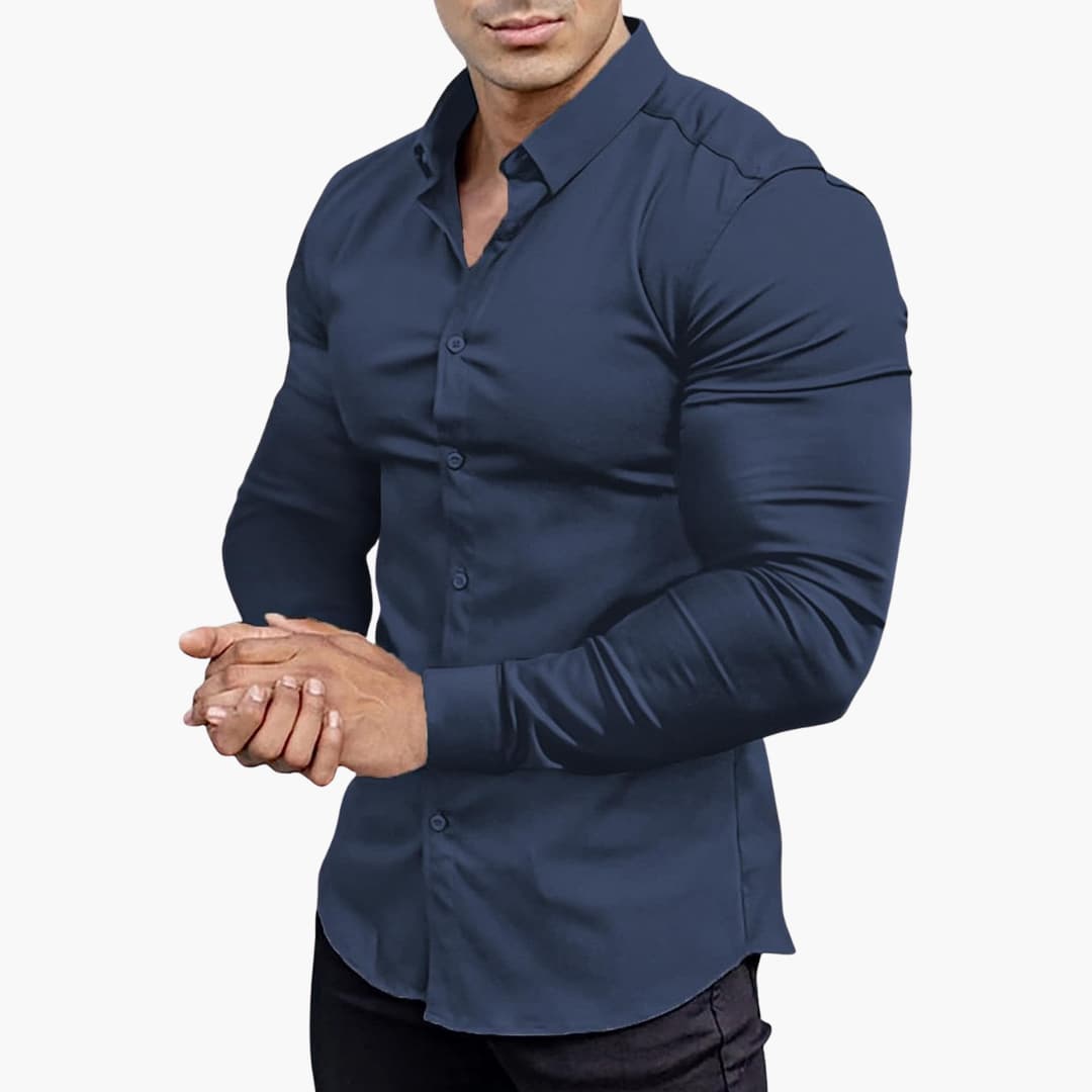 Men's Classic Long Sleeve Shirt | Slim Fit