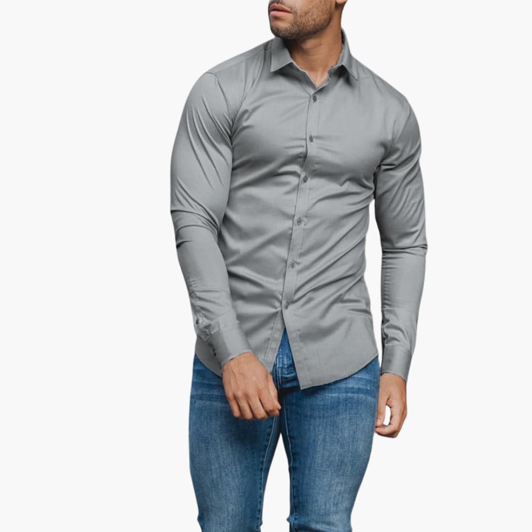 Men's Classic Long Sleeve Shirt | Slim Fit