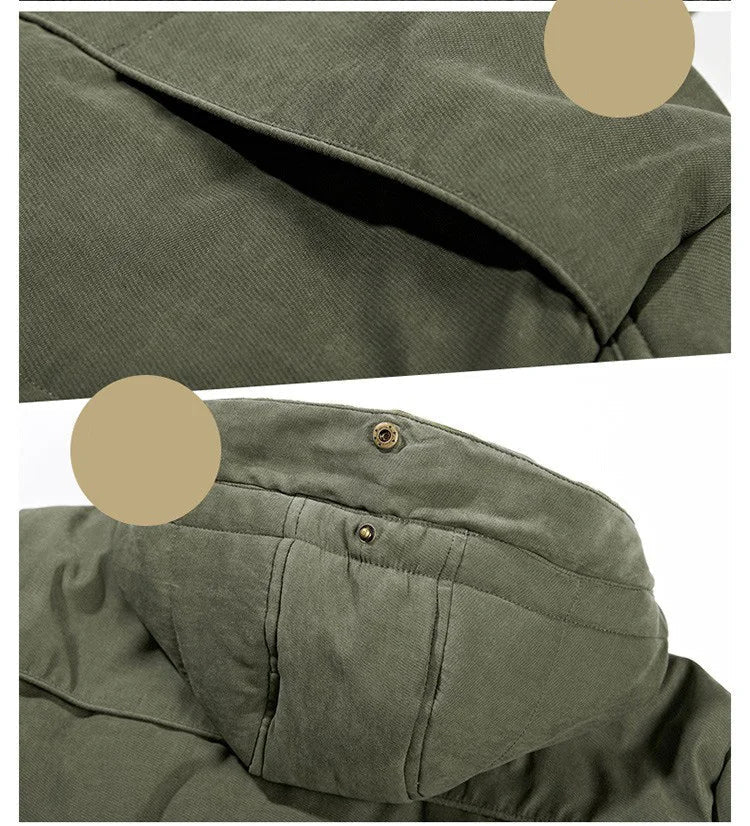 Men's Long Winter Jacket | With Hood