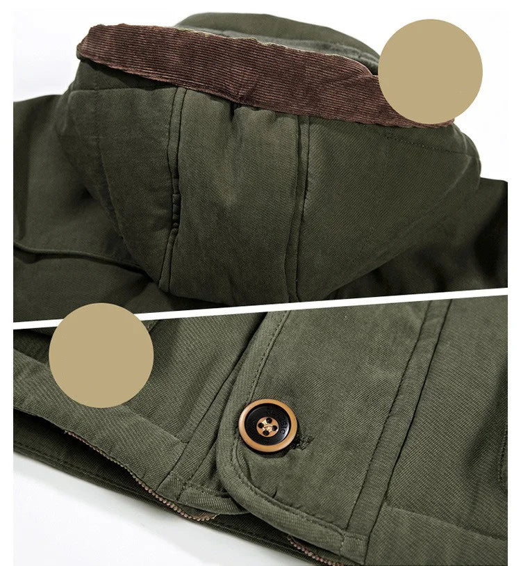 Men's Long Winter Jacket | With Hood