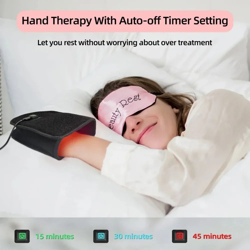 Red Light Therapy Glove for Alleviating Joint Pain