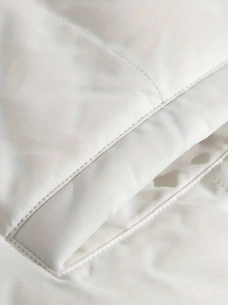 Men's Zipper Down Jacket | Warm