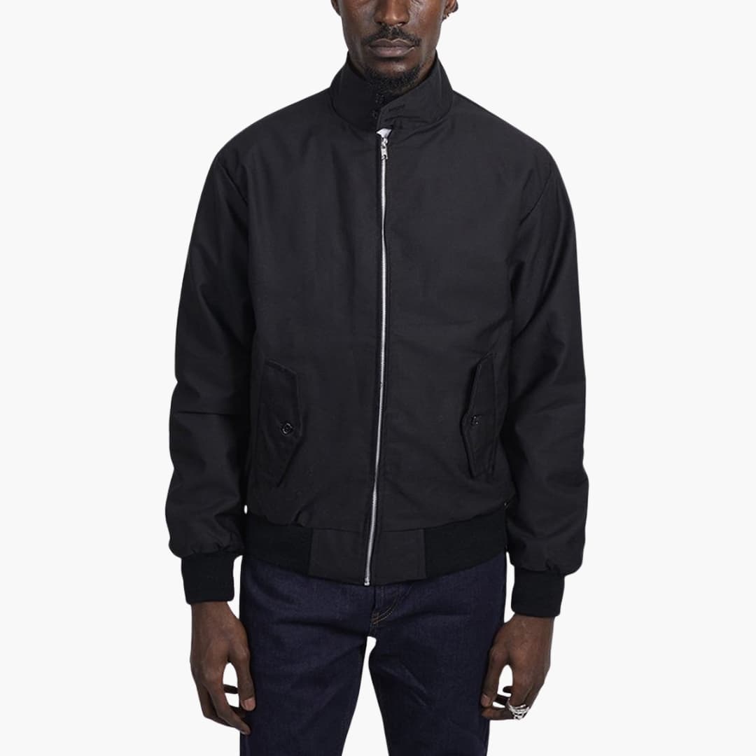 Men's Ribbed Cuff Winter Jacket | Zipper