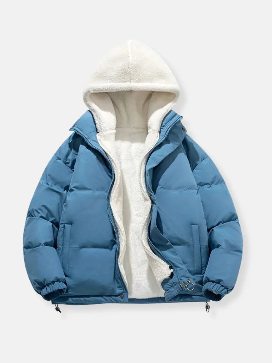Men's Zipper Down Jacket | Warm