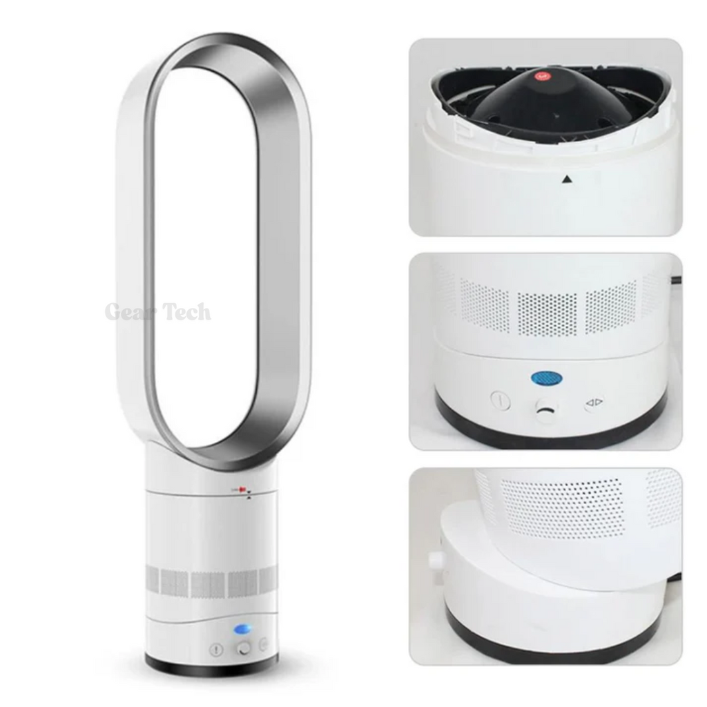 16-Inch Remote-Controlled Bladeless Fan - UK Design