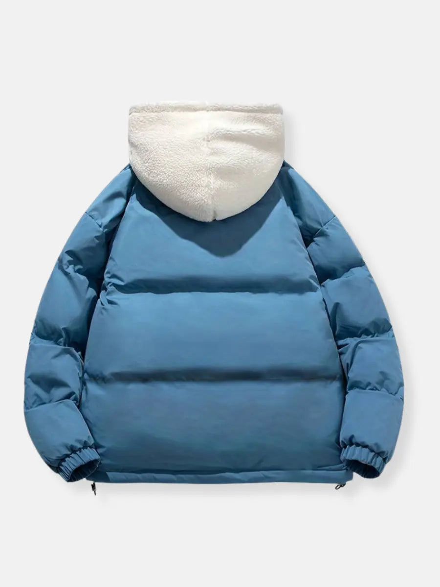 Men's Zipper Down Jacket | Warm