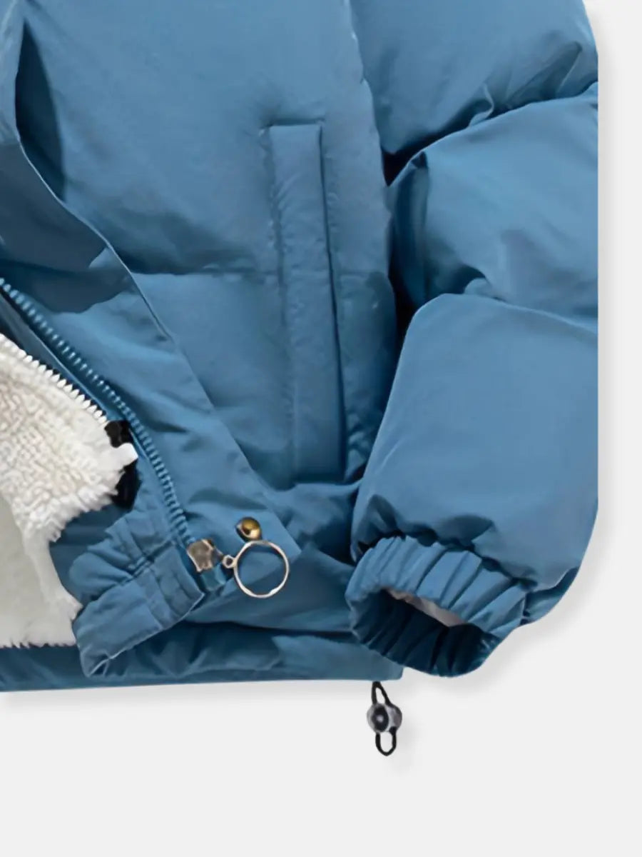 Men's Zipper Down Jacket | Warm