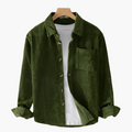 Men's Corduroy Oversized Shirt | Long Sleeve
