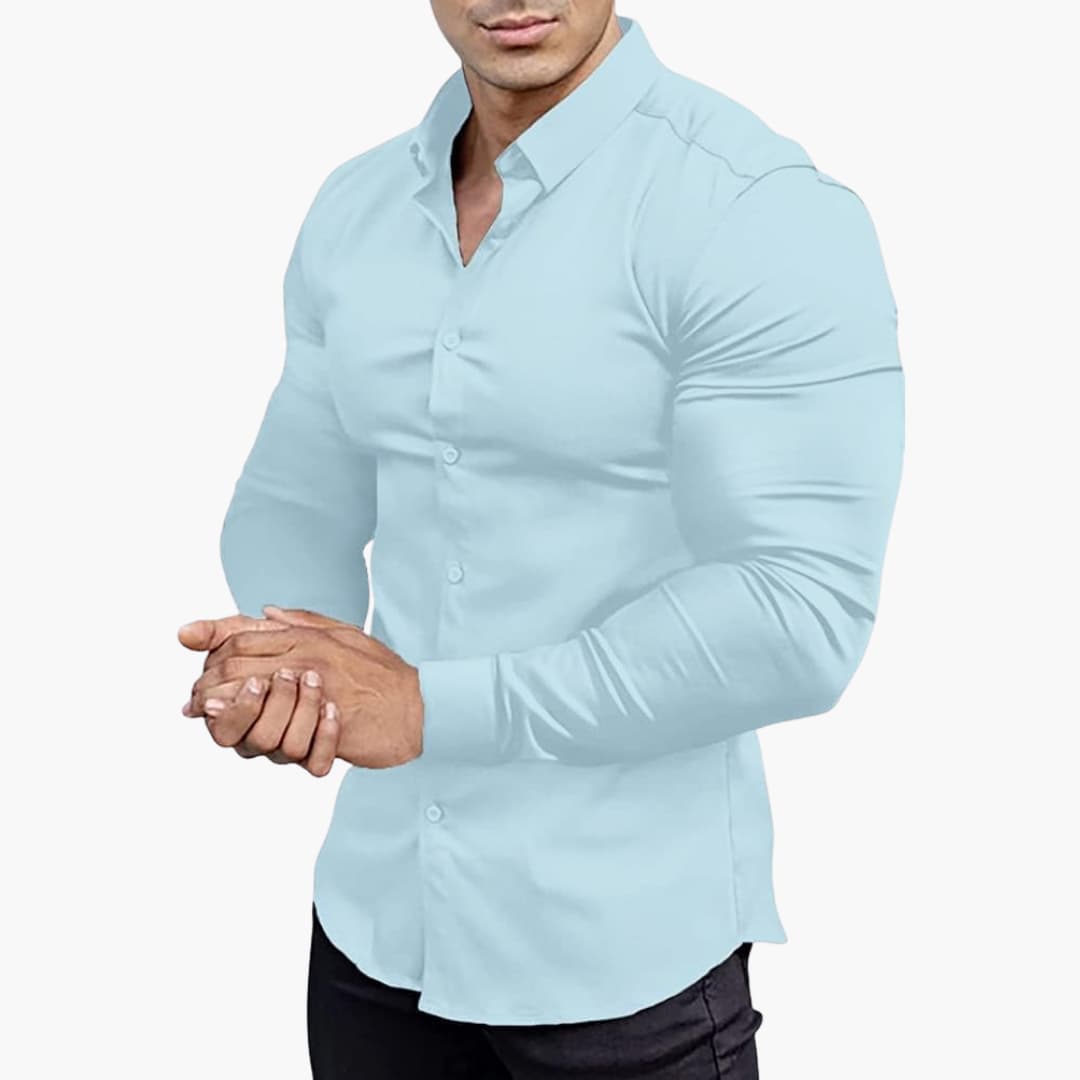 Men's Classic Long Sleeve Shirt | Slim Fit