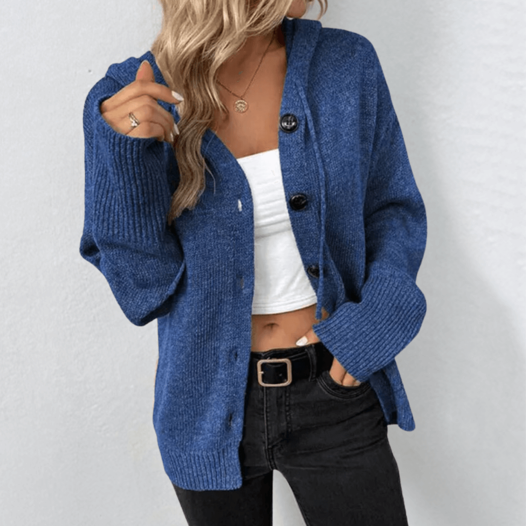 Women's Long Knit Cardigan | Warm