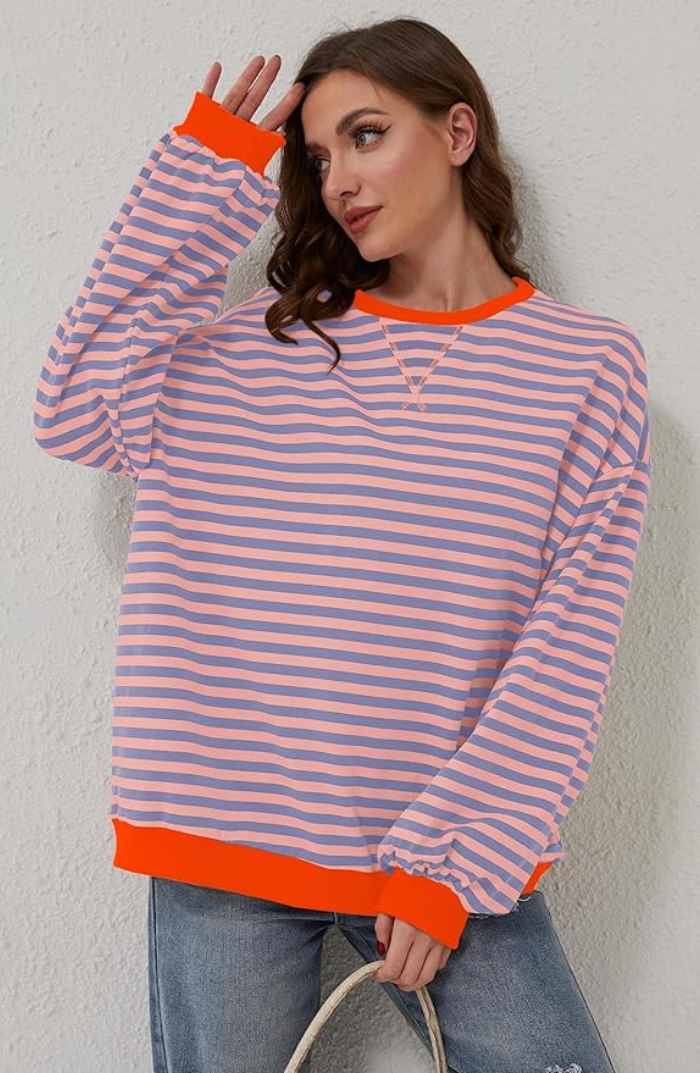 Women’s Striped Sweater | Oversize