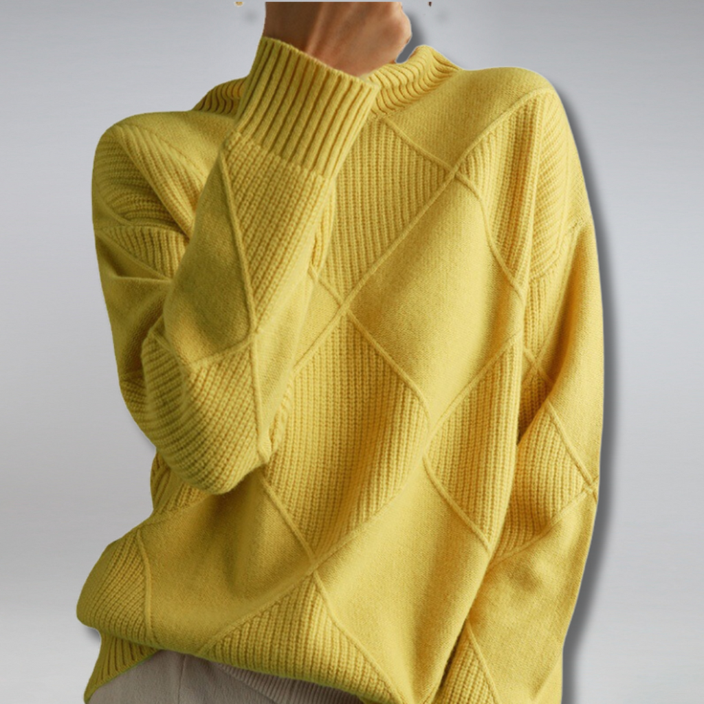 Women's Oversized Turtleneck Sweater | Long