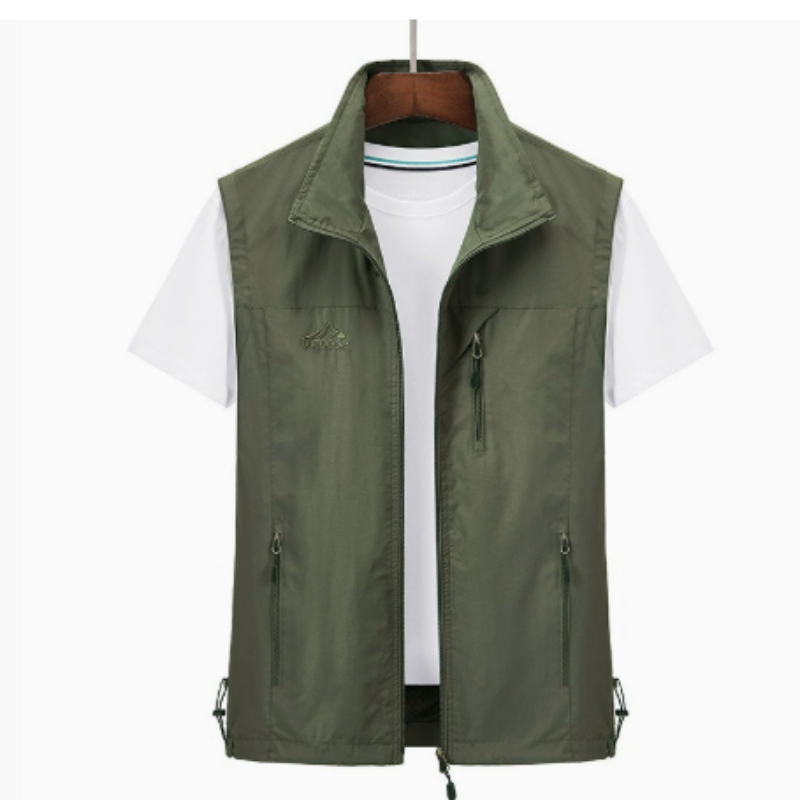 Men's Short Vest | Zipper