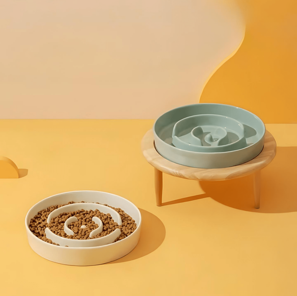 Stylish Handcrafted Pet Food Bowl