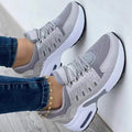 Women's Platform Running Sneakers | Lace-Up Closure