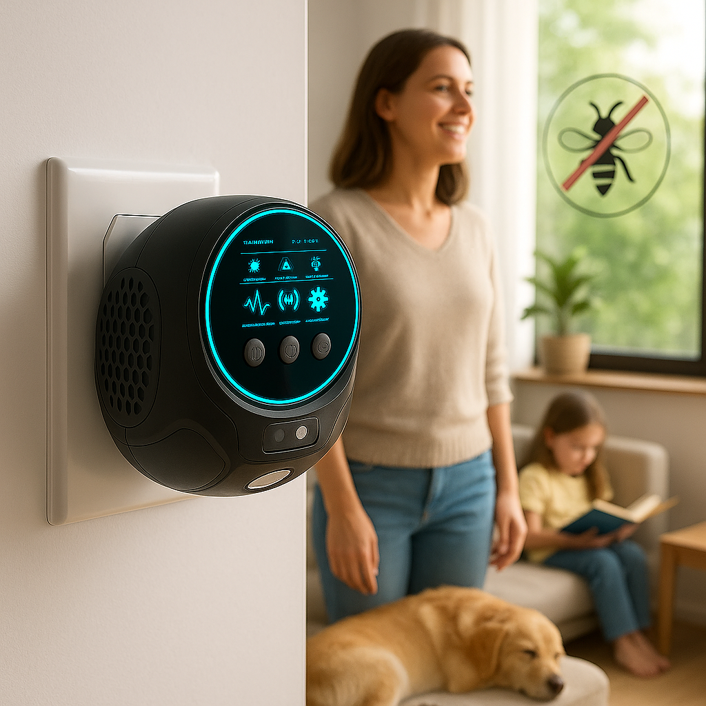 360-Degree Ultrasonic Repellent for Bees and Wasps