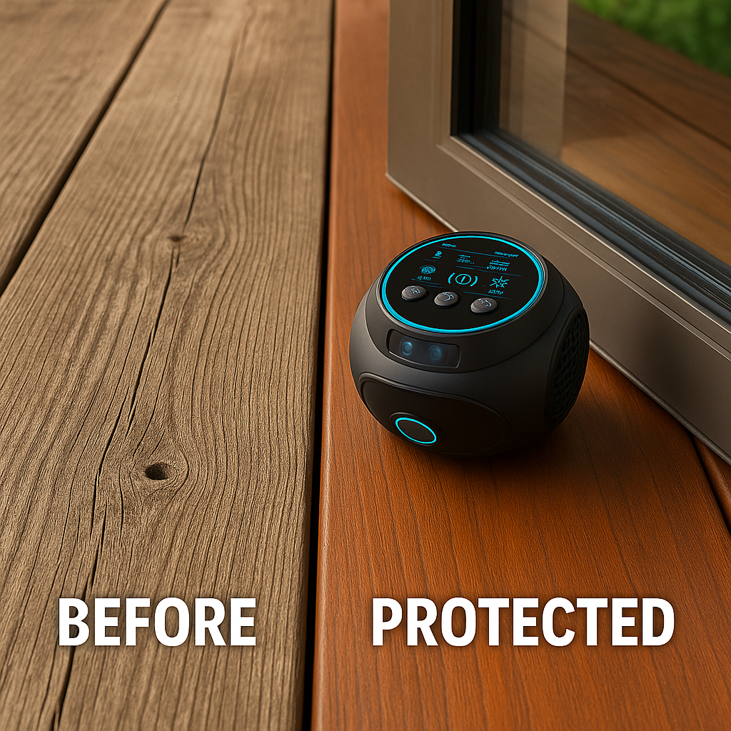 360-Degree Ultrasonic Repellent for Bees and Wasps