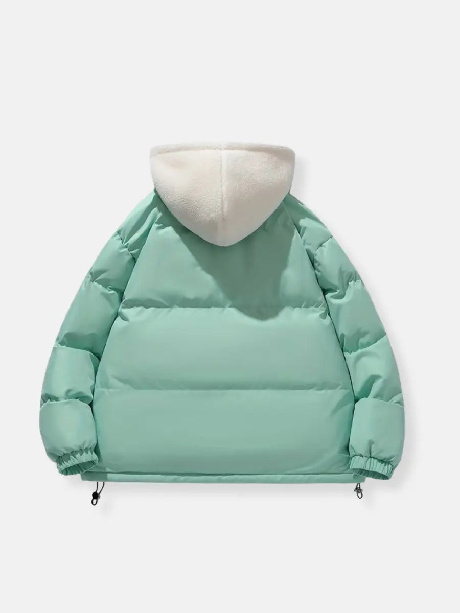 Men's Zipper Down Jacket | Warm