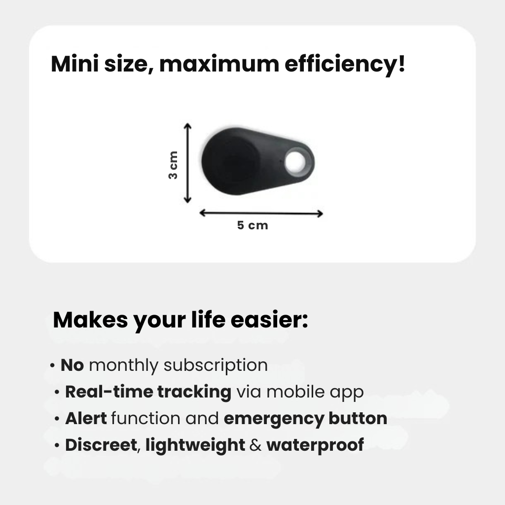 Waterproof GPS Tracker for Kids with Real-Time Location and SOS Functionality