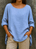 Women's Linen Blouse | Long Sleeve