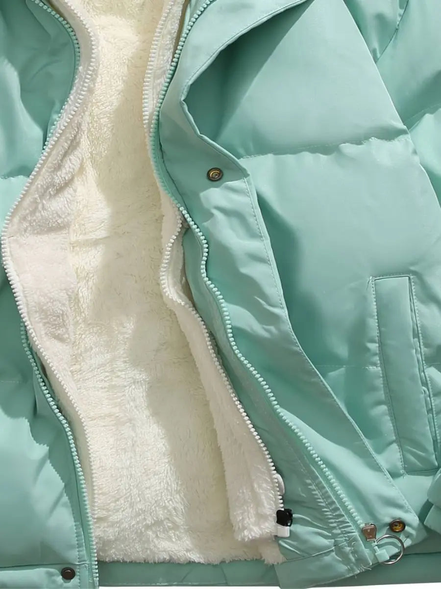 Men's Zipper Down Jacket | Warm