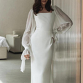 Women's White Dress for Wedding Guests | Maxi