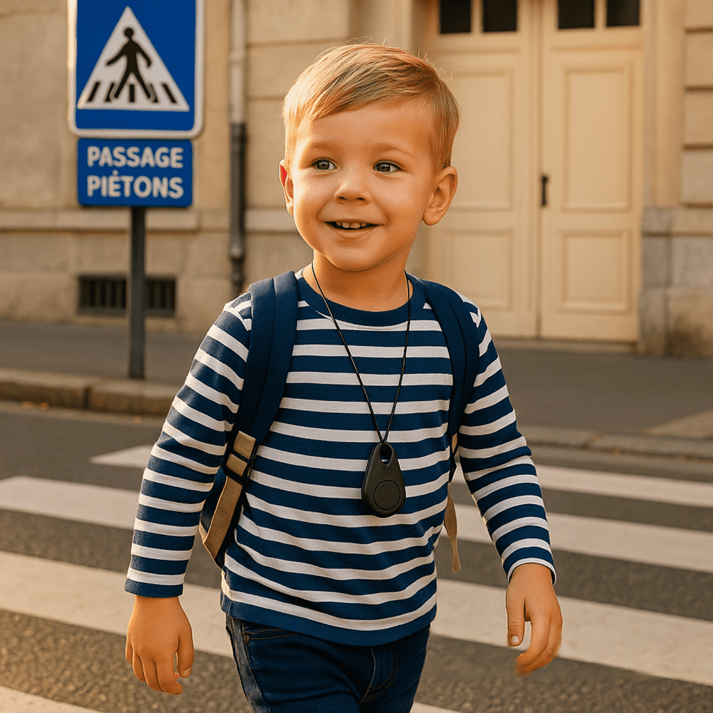 Waterproof GPS Tracker for Kids with Real-Time Location and SOS Functionality