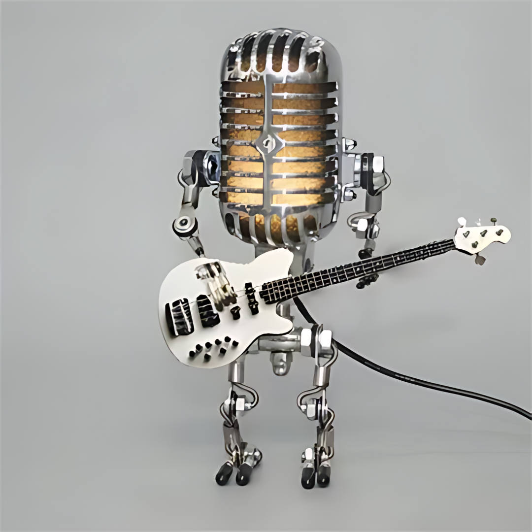 Distinctive Robot-Inspired Table Lamp