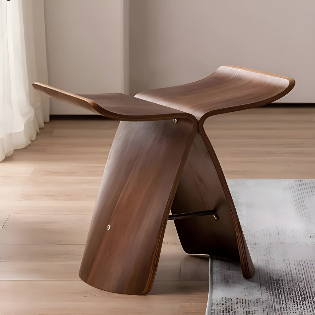 Handcrafted Rustic Solid Wood Bench – Unique Wooden Seating