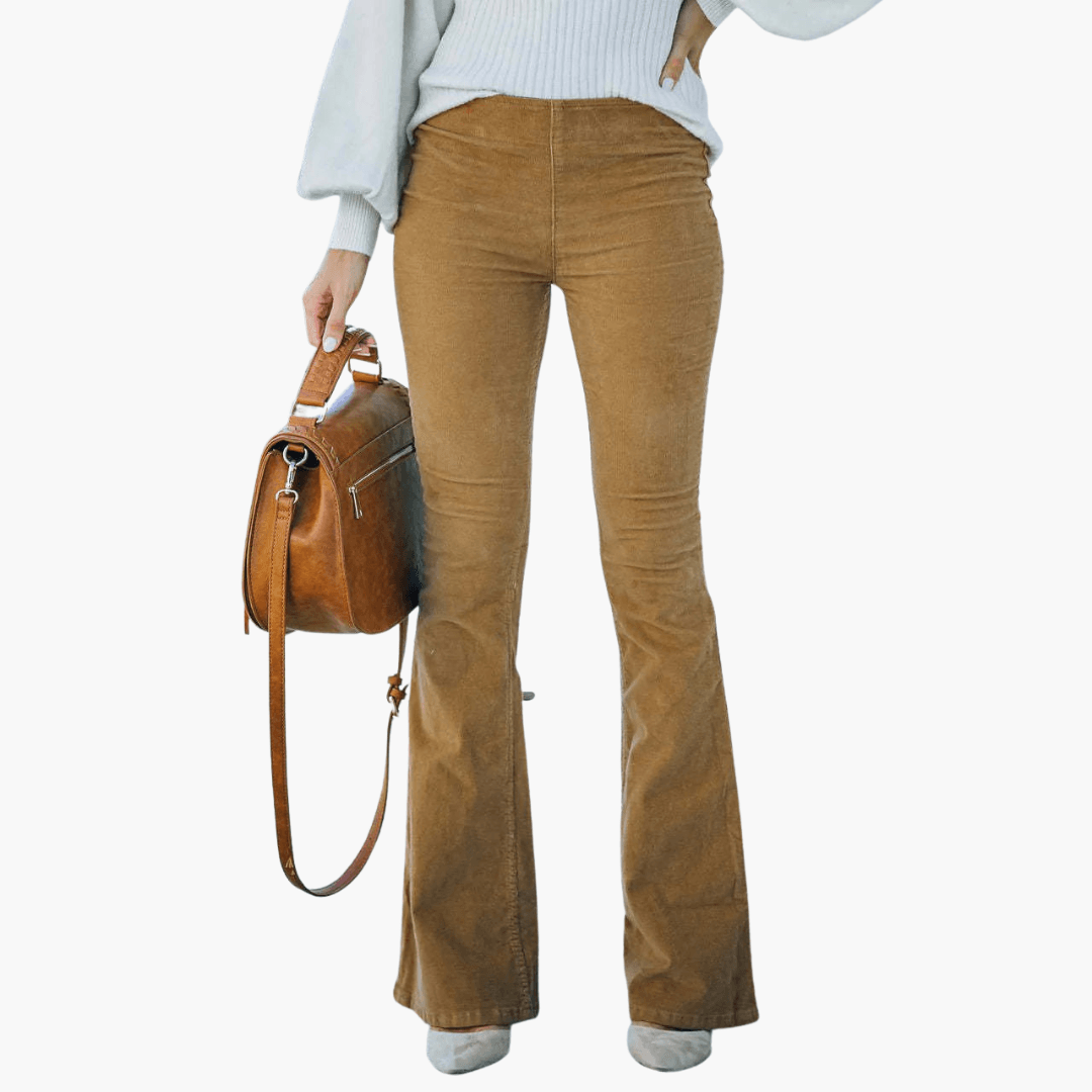 Women's Elegant Cord Pants | Long