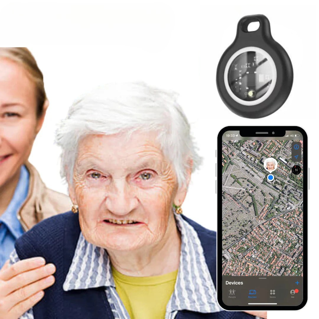 Subscription-Free Waterproof Real-Time GPS Tracker for Seniors