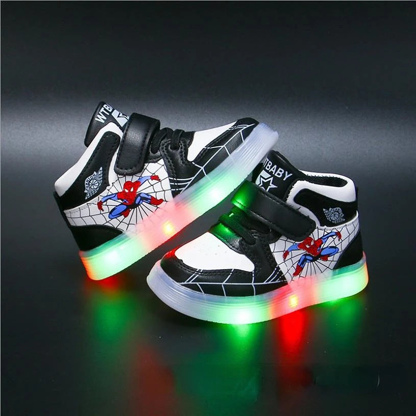Kids LED Light-Up Sole Shoes | with Velcro Closure
