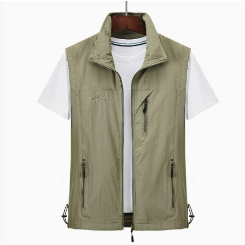 Men's Short Vest | Zipper