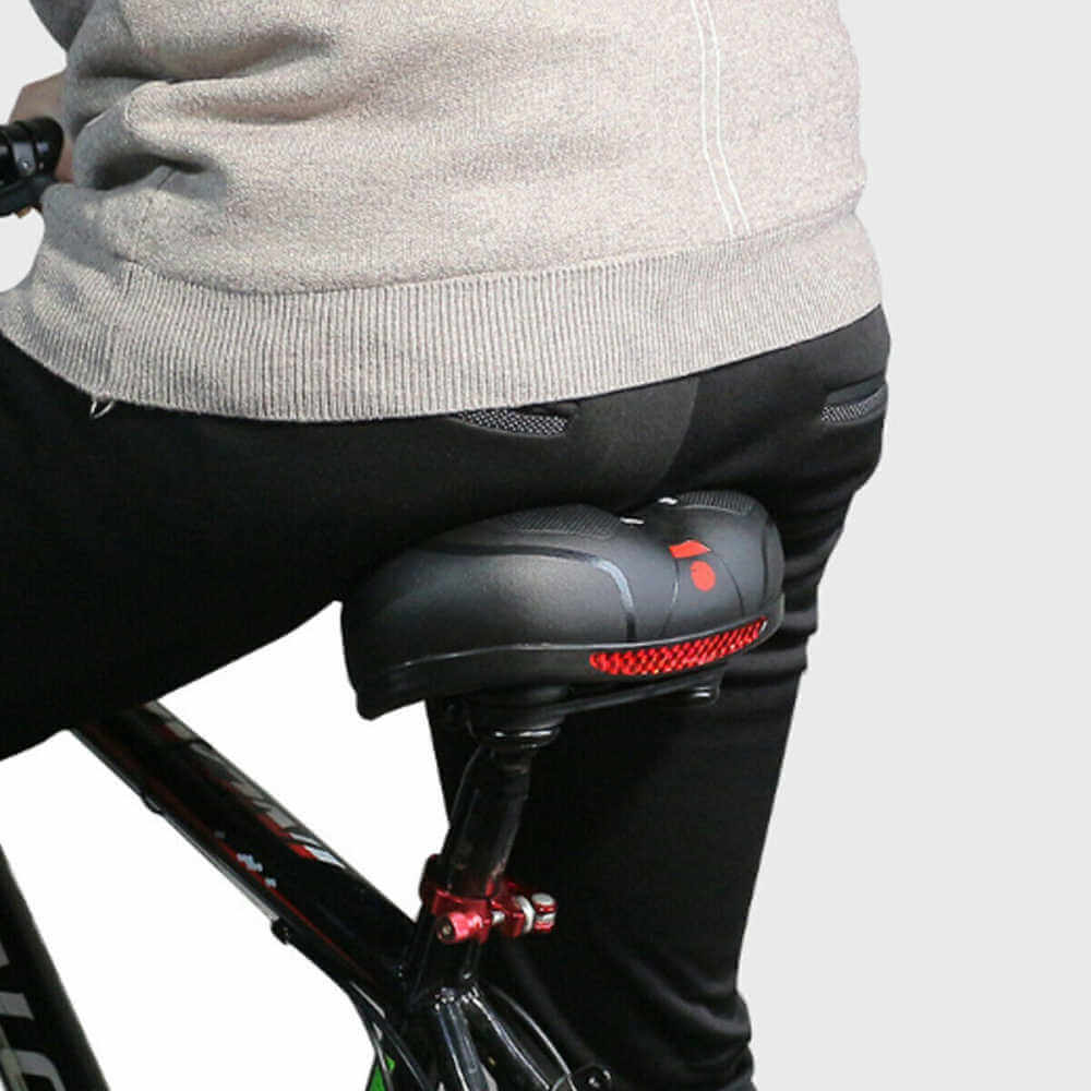 Ergonomic Bike Seat for Relief from Back and Sit Bone Discomfort