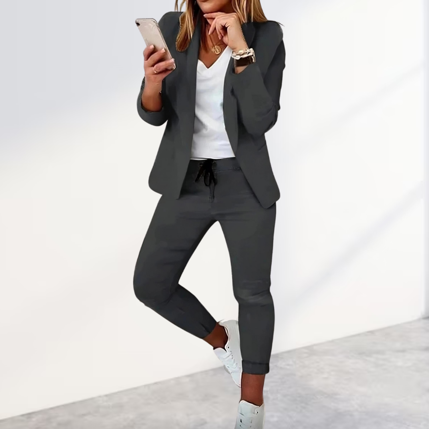 Women's Casual Office Suit | Blazer and Pants