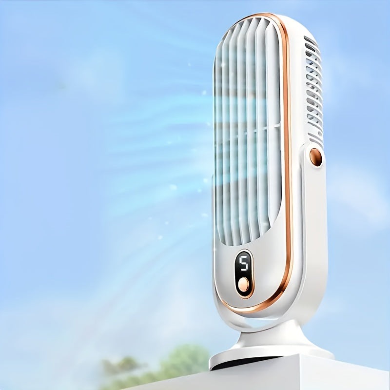 High-Performance Cooling Fan | Dual Motor, 720° Rotation, USB Rechargeable & Ultra Quiet for Maximum Comfort Anywhere