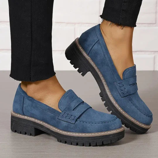 Ladies' Platform Loafer | Slip-On