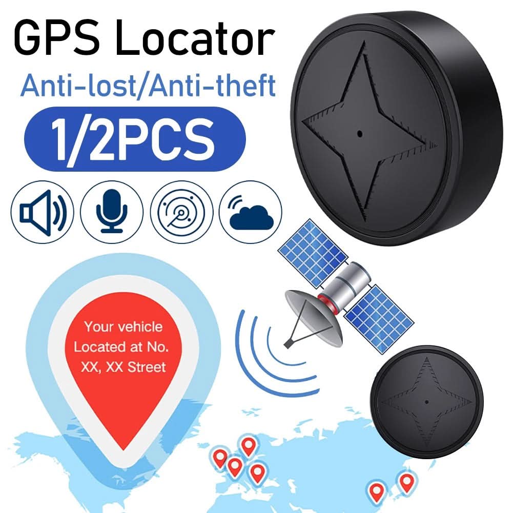 Portable GPS Tracker – Real-Time Location Monitoring Device with Magnet for Valuables, Pets, and Vehicles