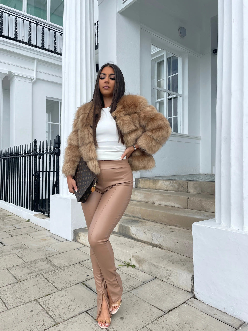 Women's Faux Fur Winter Jacket | Elegant
