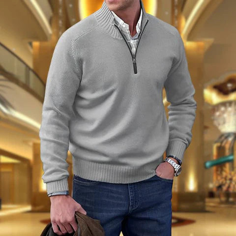 Men's Elegant Sweater | Zipper