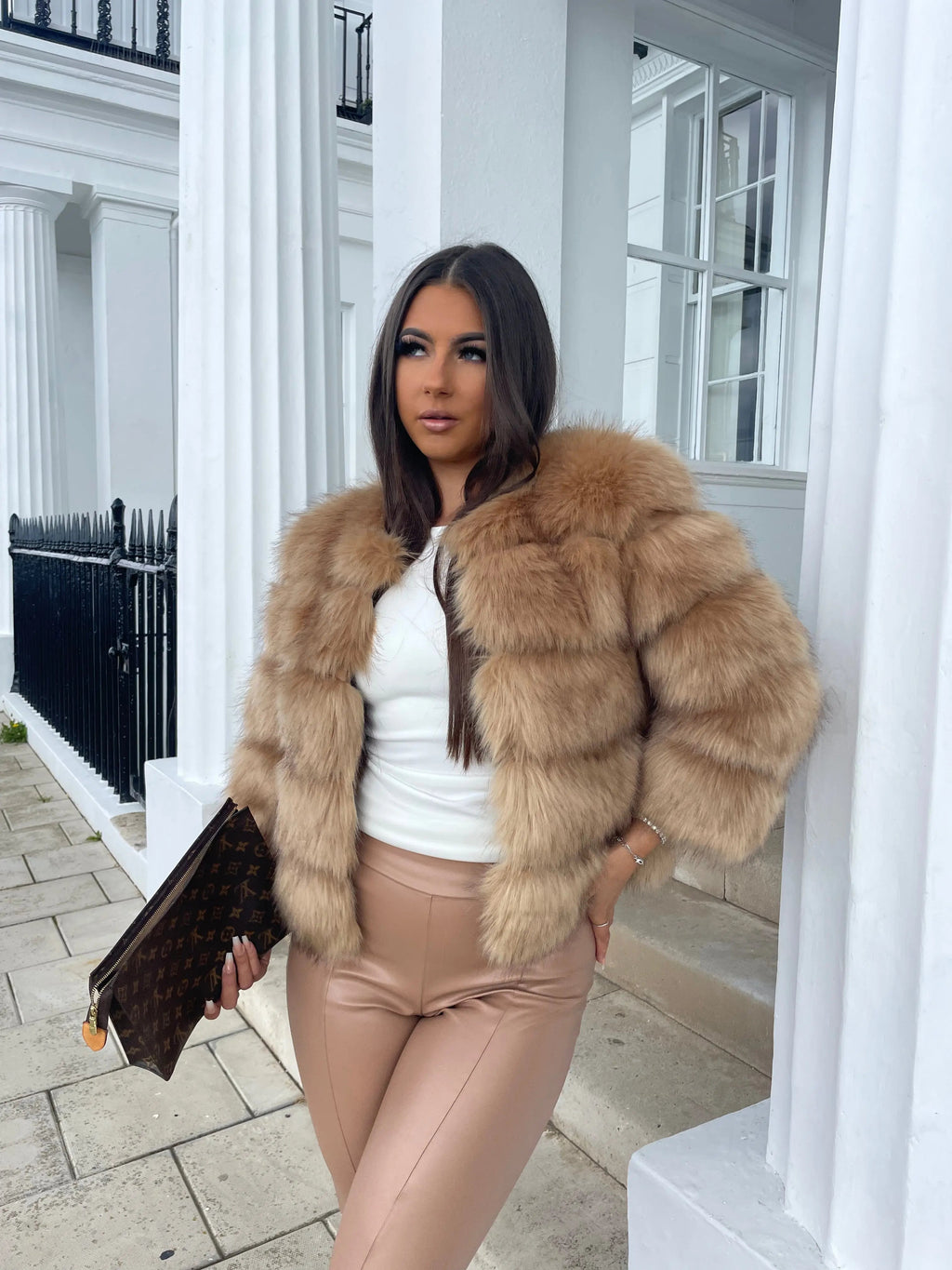 Women's Faux Fur Winter Jacket | Elegant