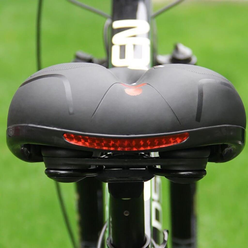 Ergonomic Bike Seat for Relief from Back and Sit Bone Discomfort