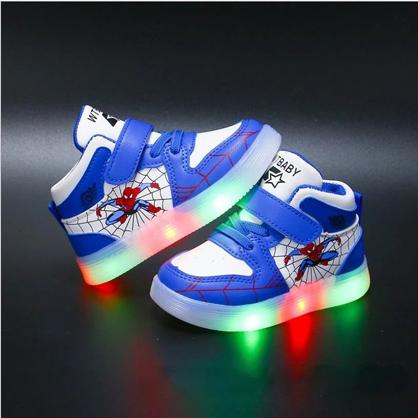Kids LED Light-Up Sole Shoes | with Velcro Closure