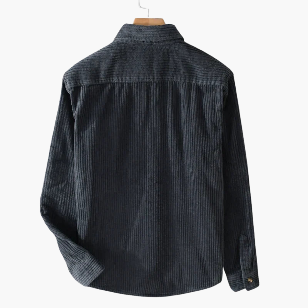 Men's Corduroy Oversized Shirt | Long Sleeve